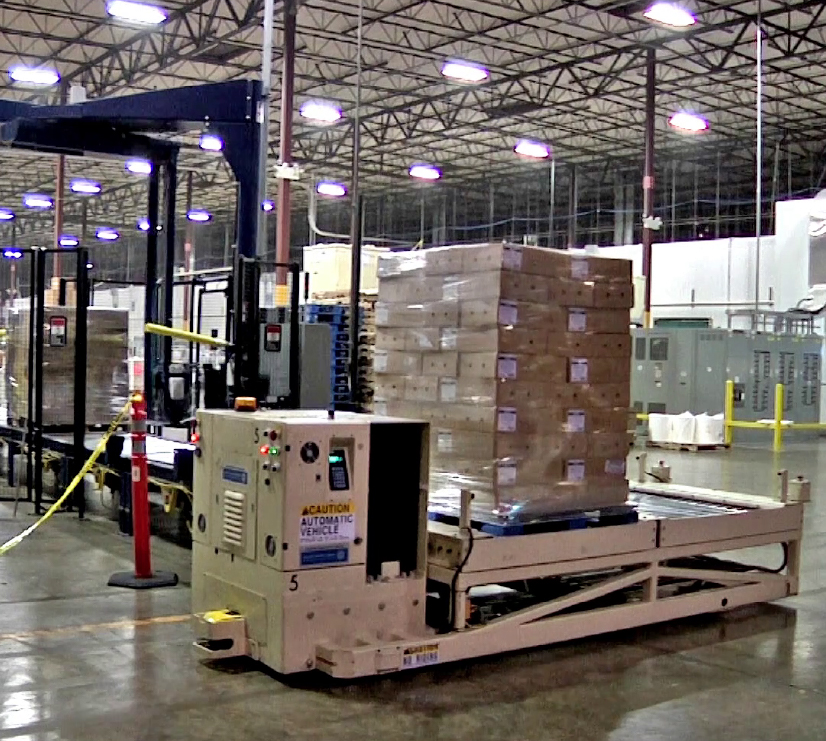 Custom AGV Dual Roller Conveyor
